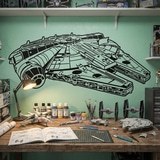 Adesivi Murali: Millennium Falcon 14