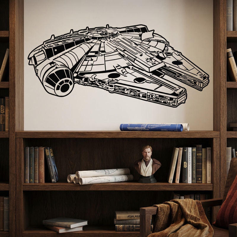 Adesivi Murali: Millennium Falcon