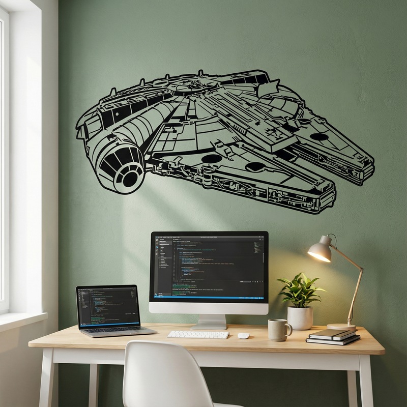 Adesivi Murali: Millennium Falcon