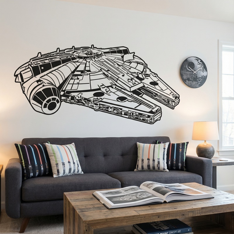 Adesivi Murali: Millennium Falcon