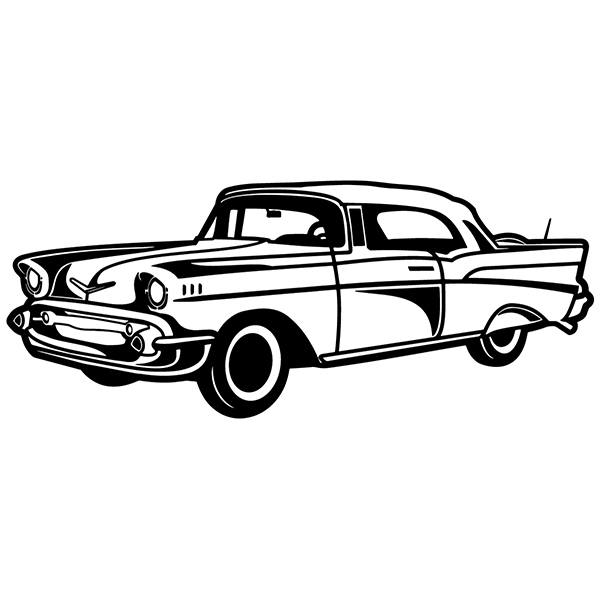 Adesivi Murali: Automobile antica Cadillac
