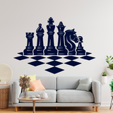 Adesivi Murali: Scheda di scacchi 2