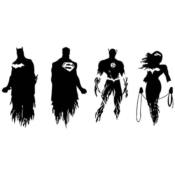 Adesivi Murali: La Justice League