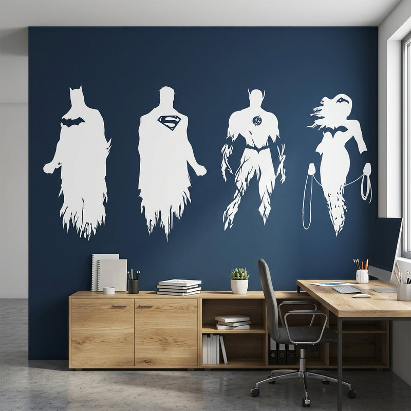 Adesivi Murali: La Justice League