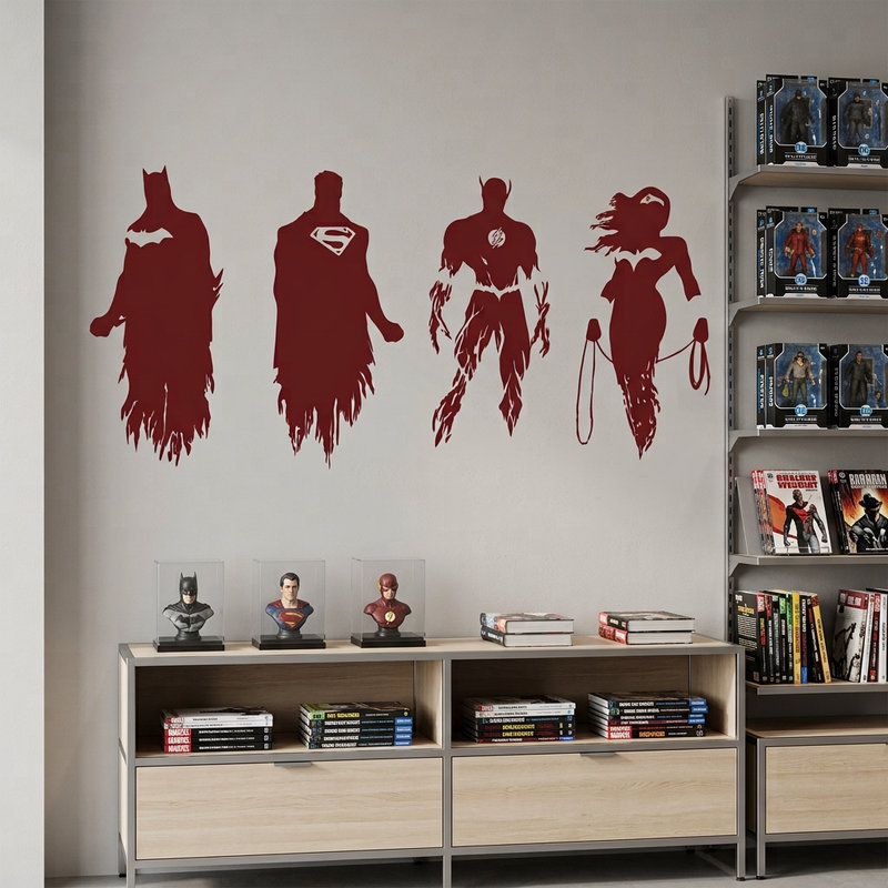 Adesivi Murali: La Justice League