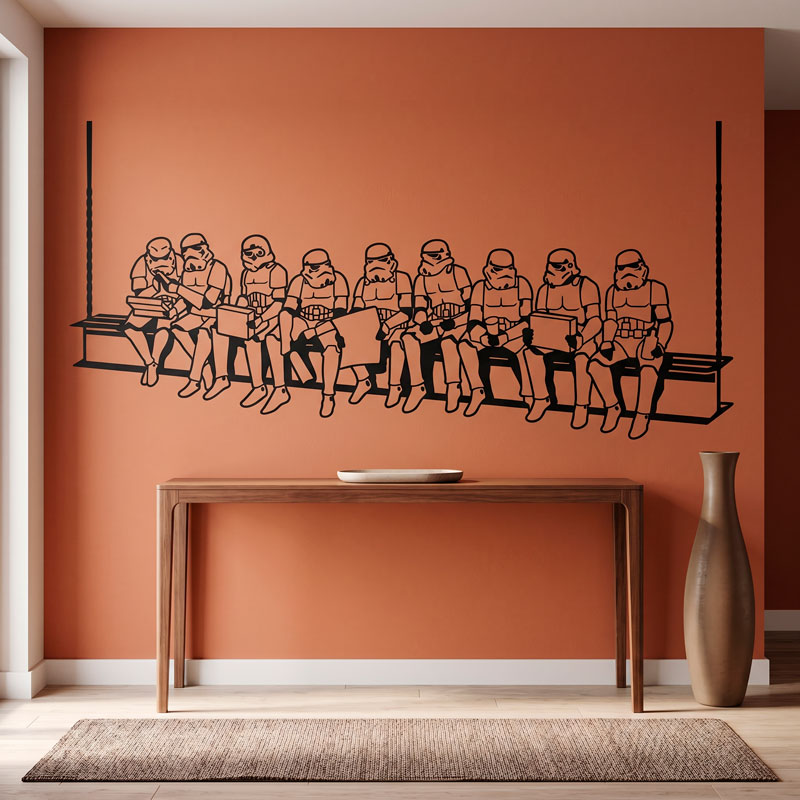 Stormtrooper pranzo su una trave 6/6