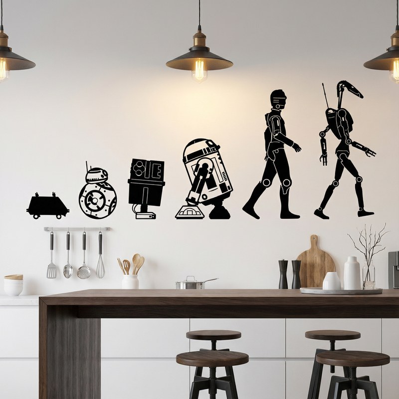 Adesivi Murali: Evolution Droid
