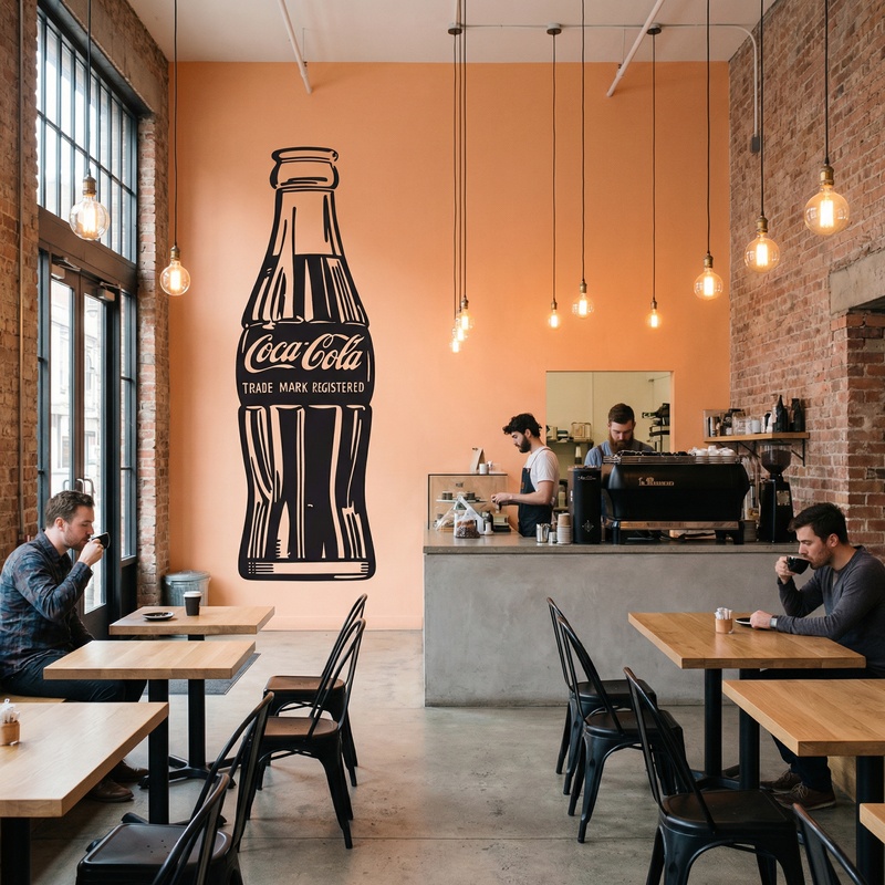 Adesivi Murali: Coca Cola Warhol