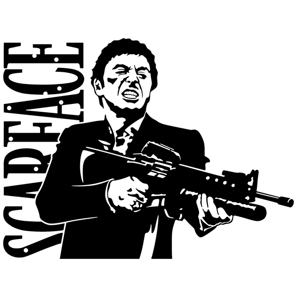 Adesivi Murali: Scarface