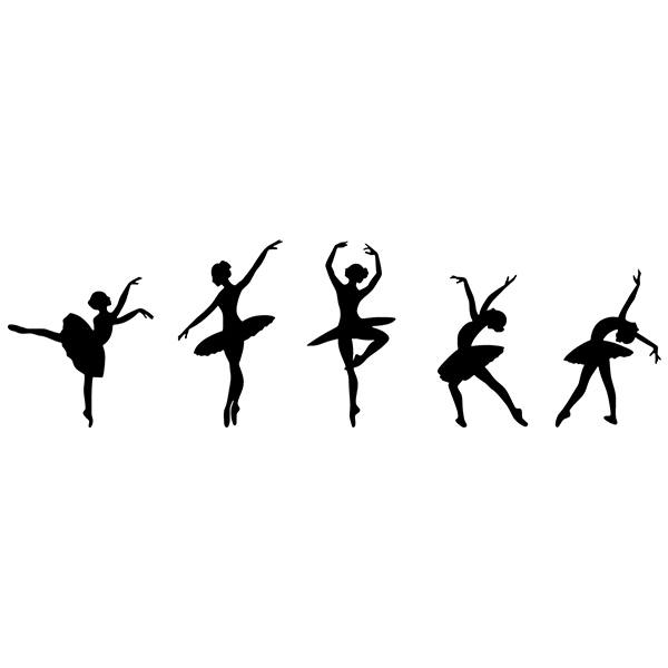 Adesivi Murali: Figure di balletto