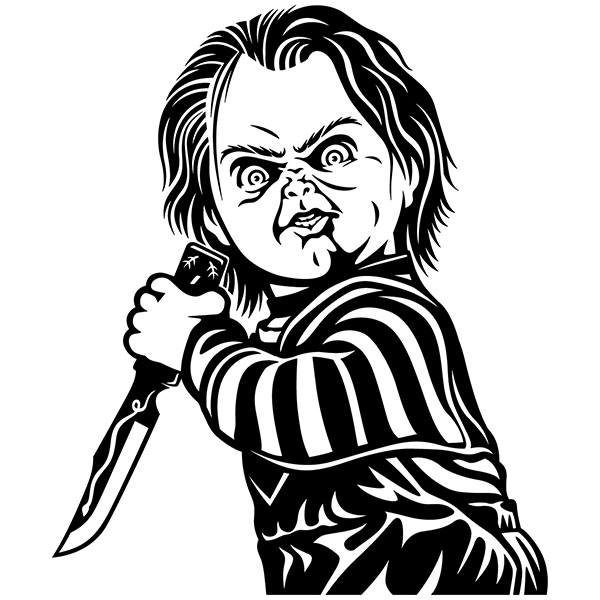 Adesivi Murali: Chucky La bambola assassina