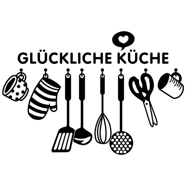 Adesivi Murali: La cucina felice - tedesco