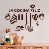 Adesivi Murali: La cucina felice - Spagnolo 2