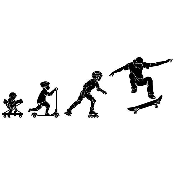 Adesivi Murali: Evolution Skate