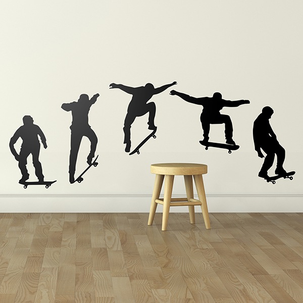 Adesivi Murali: Evolution Skate Ollie