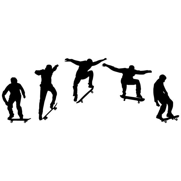 Adesivi Murali: Evolution Skate Ollie