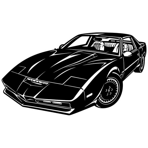 Adesivi Murali: Knight Rider Kitt