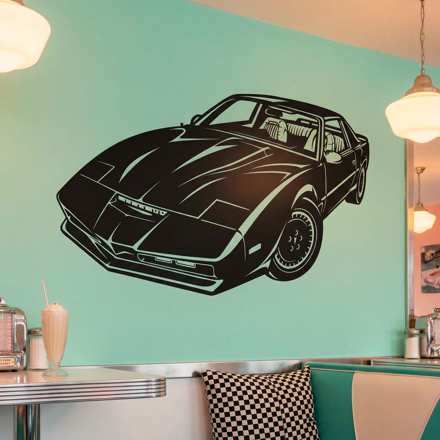 Adesivi Murali: Knight Rider Kitt