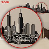 Adesivi Murali: Chicago skyline 6