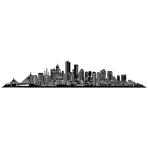 Adesivi Murali: Boston Skyline