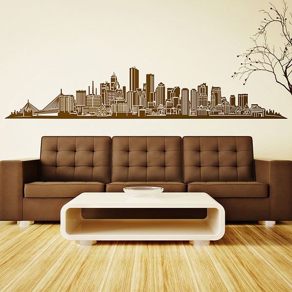 Adesivi Murali: Boston Skyline