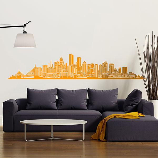 Adesivi Murali: Boston Skyline