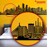 Adesivi Murali: Boston Skyline 5