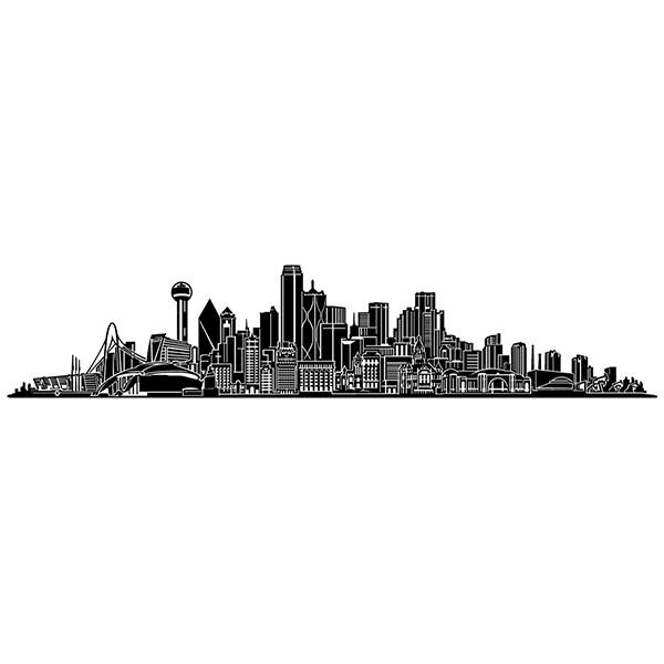 Adesivi Murali: Dallas Skyline