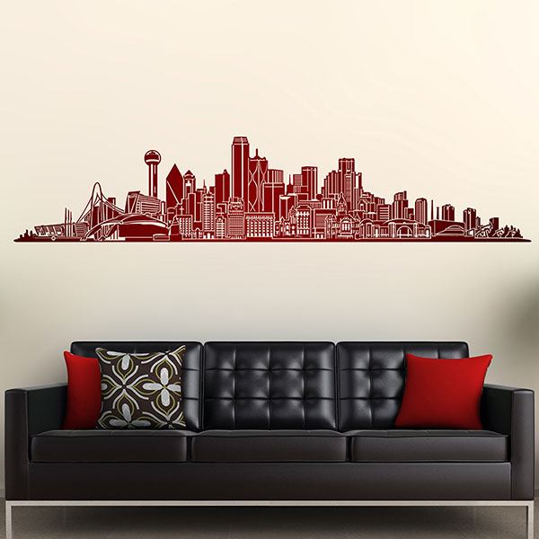 Adesivi Murali: Dallas Skyline