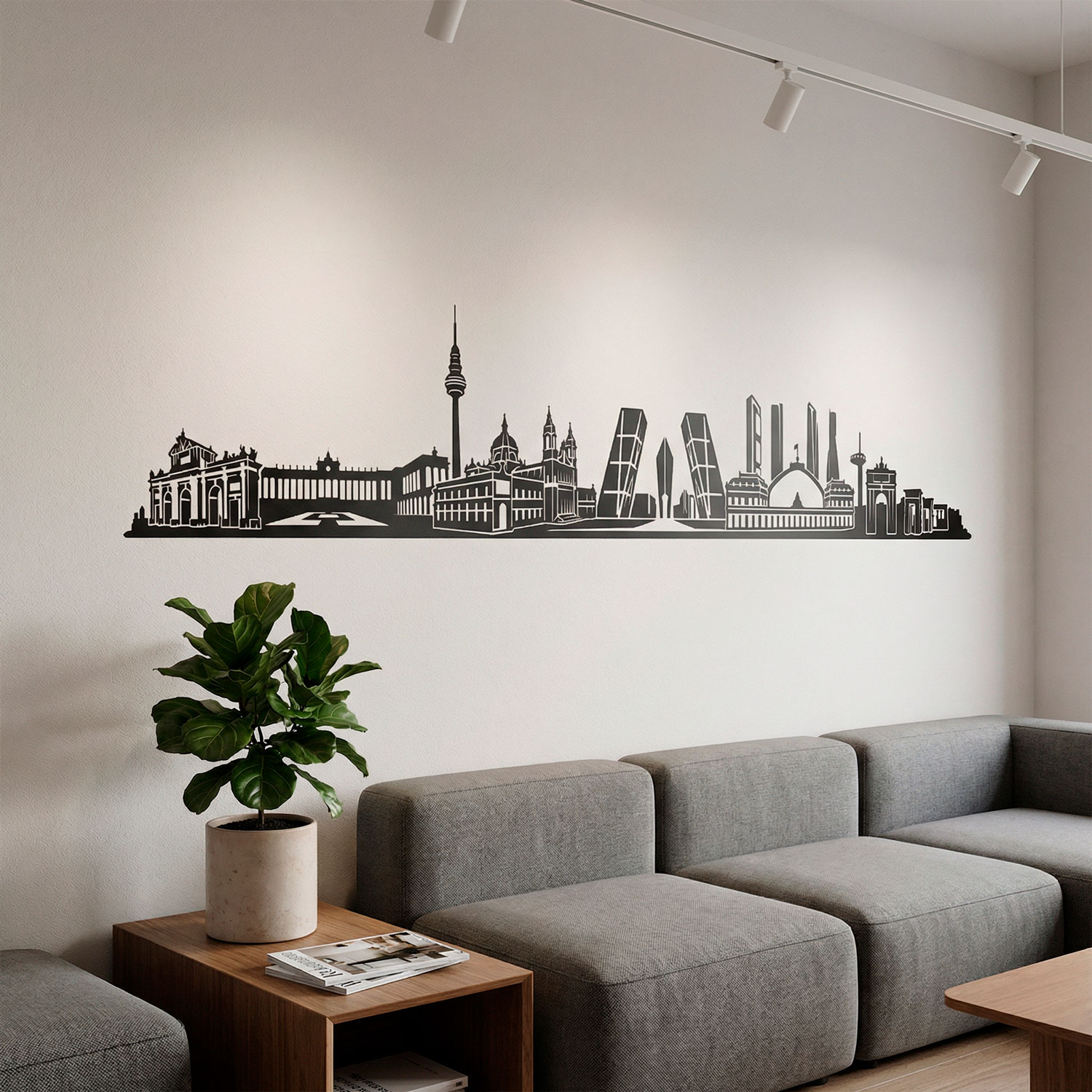 Adesivi Murali: Madrid Skyline 2018