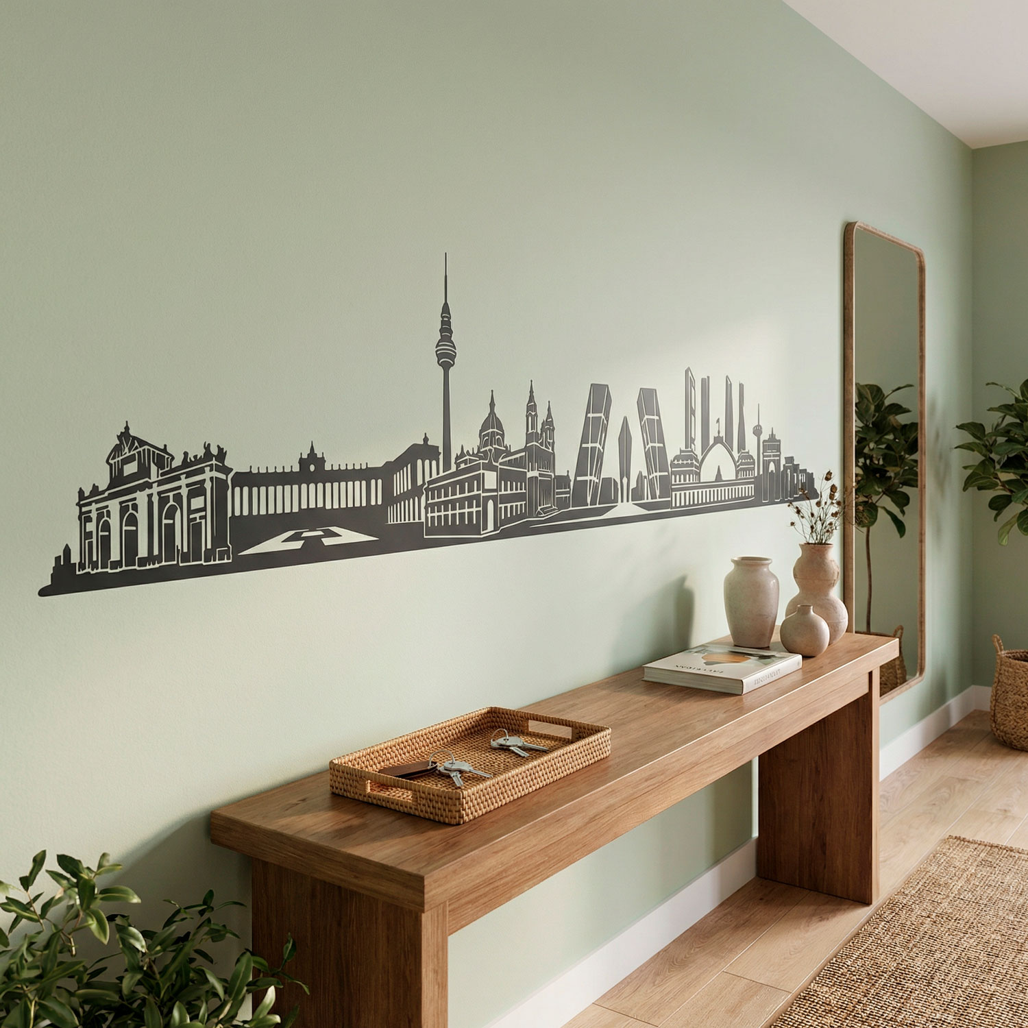 Adesivi Murali: Madrid Skyline 2018