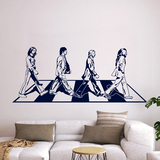 Adesivi Murali: Beatles su Abbey Road 2