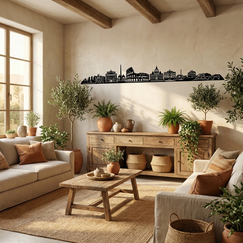 Adesivi Murali: Roma Skyline 2018