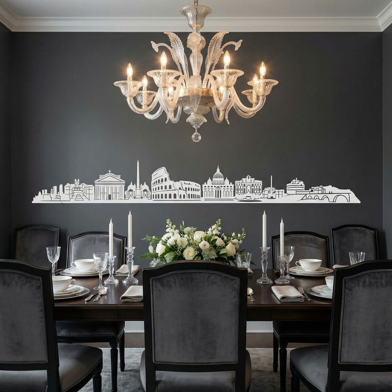 Adesivi Murali: Roma Skyline 2018