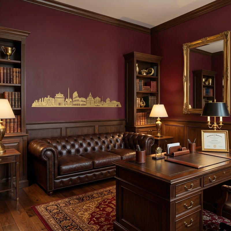 Adesivi Murali: Roma Skyline 2018