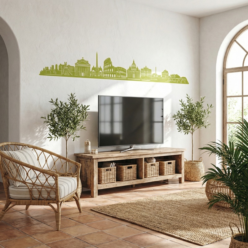 Adesivi Murali: Roma Skyline 2018