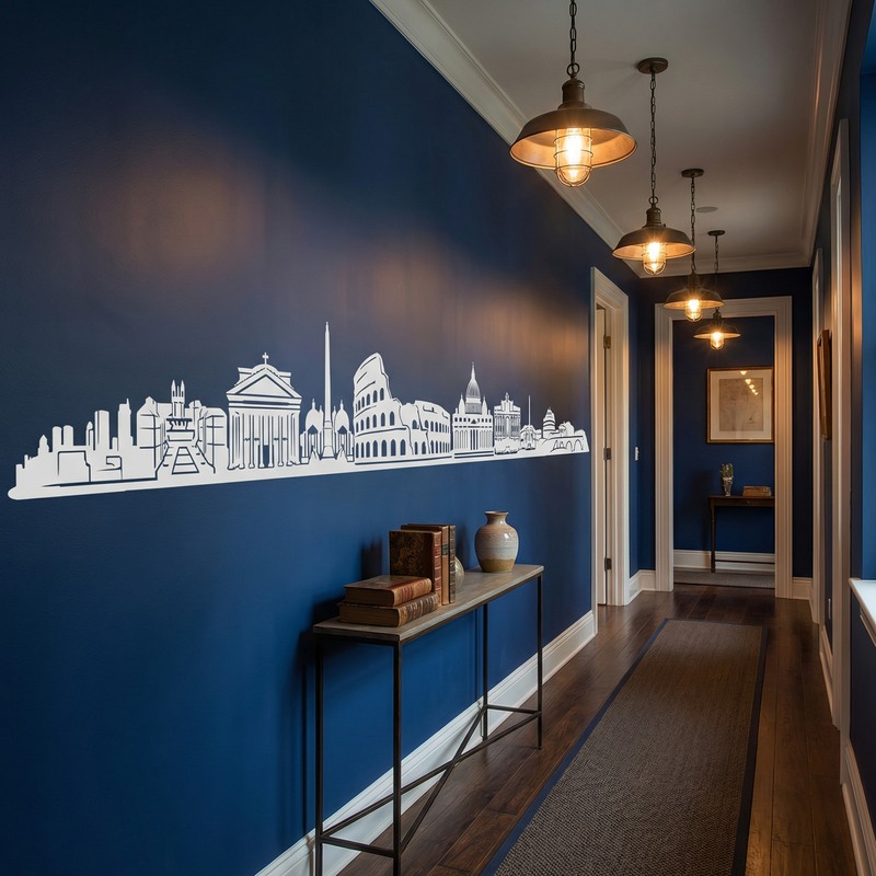 Adesivi Murali: Roma Skyline 2018