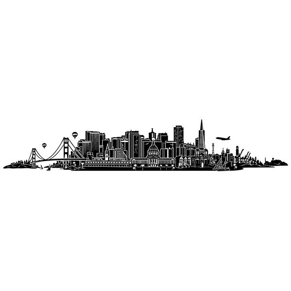 Adesivi Murali: San Francisco Skyline