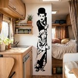 Adesivi Murali: Chaplin The Kid 16