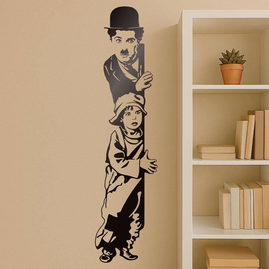 Adesivi Murali: Chaplin The Kid