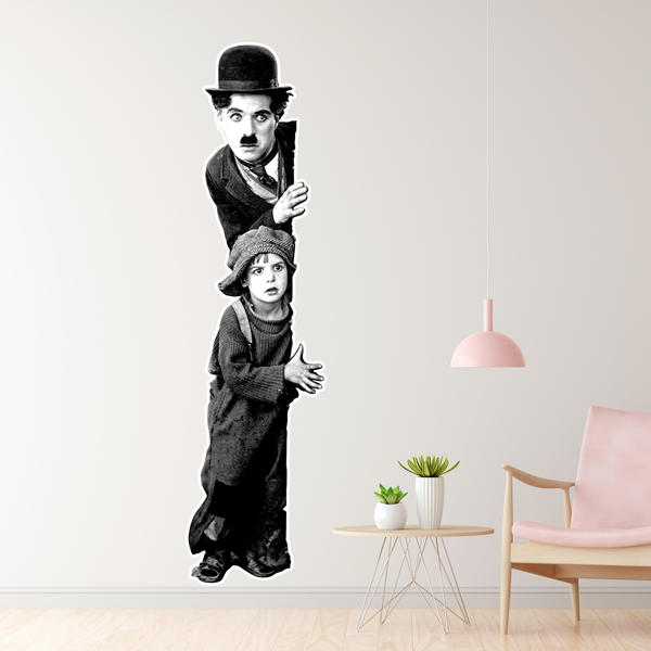 Adesivi Murali: Charlot, The Kid