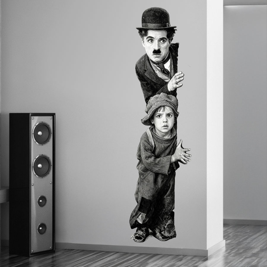 Adesivi Murali: Charlot, The Kid