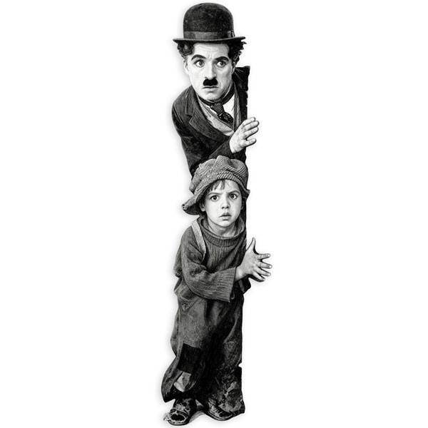 Adesivi Murali: Charlot, The Kid