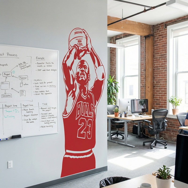 Adesivi Murali: Michael Jordan