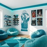 Adesivi Murali: Michael Jordan 17