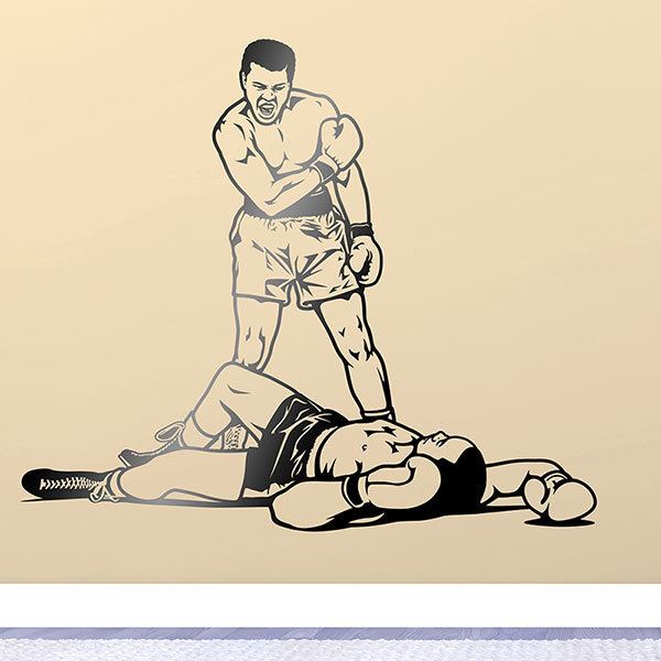 Adesivi Murali: Muhammad Ali vs Sonny Liston