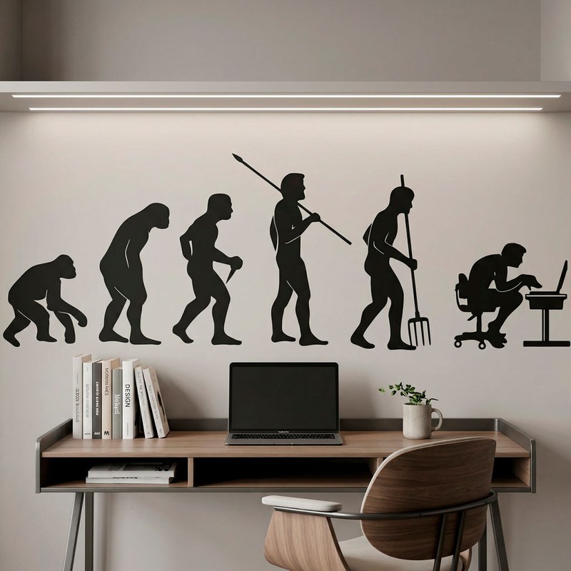 Evoluzione dell'uomo fino al computer 2
