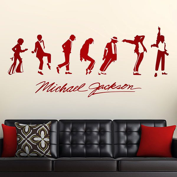Adesivi Murali: Michael Jackson Evolution