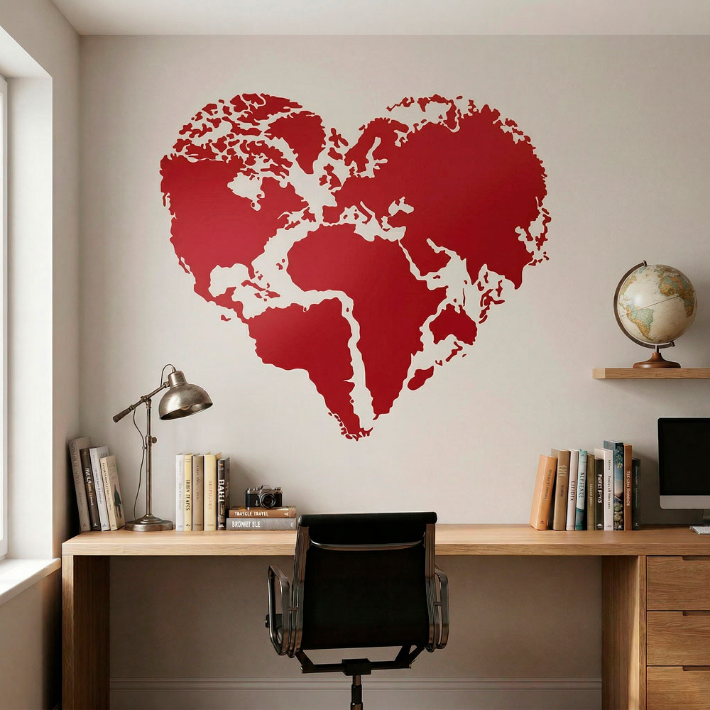 Cuore Mappa del Mundi 8