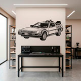 Adesivi Murali: DeLorean di Doc 9